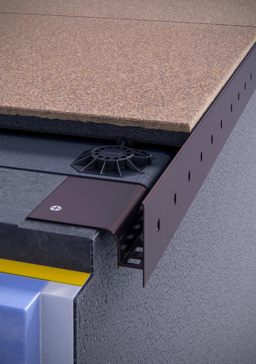 Terrassensanierung - Wie kann man die Randabschlüsse einer angehobenen